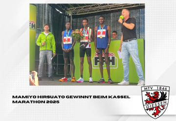 Mamiyo Hirsuato gewinnt Kassel Marathon 2025